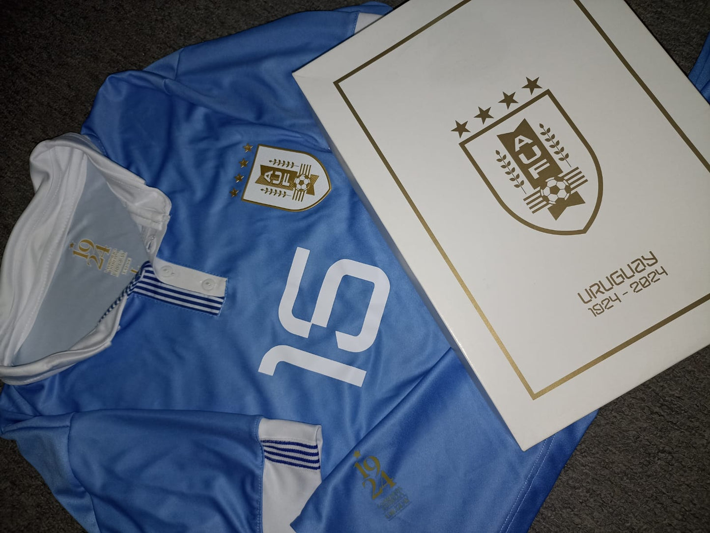 JERSEY URUGUAY HOMENAJE CAMPEONES OLIMPICOS 1924