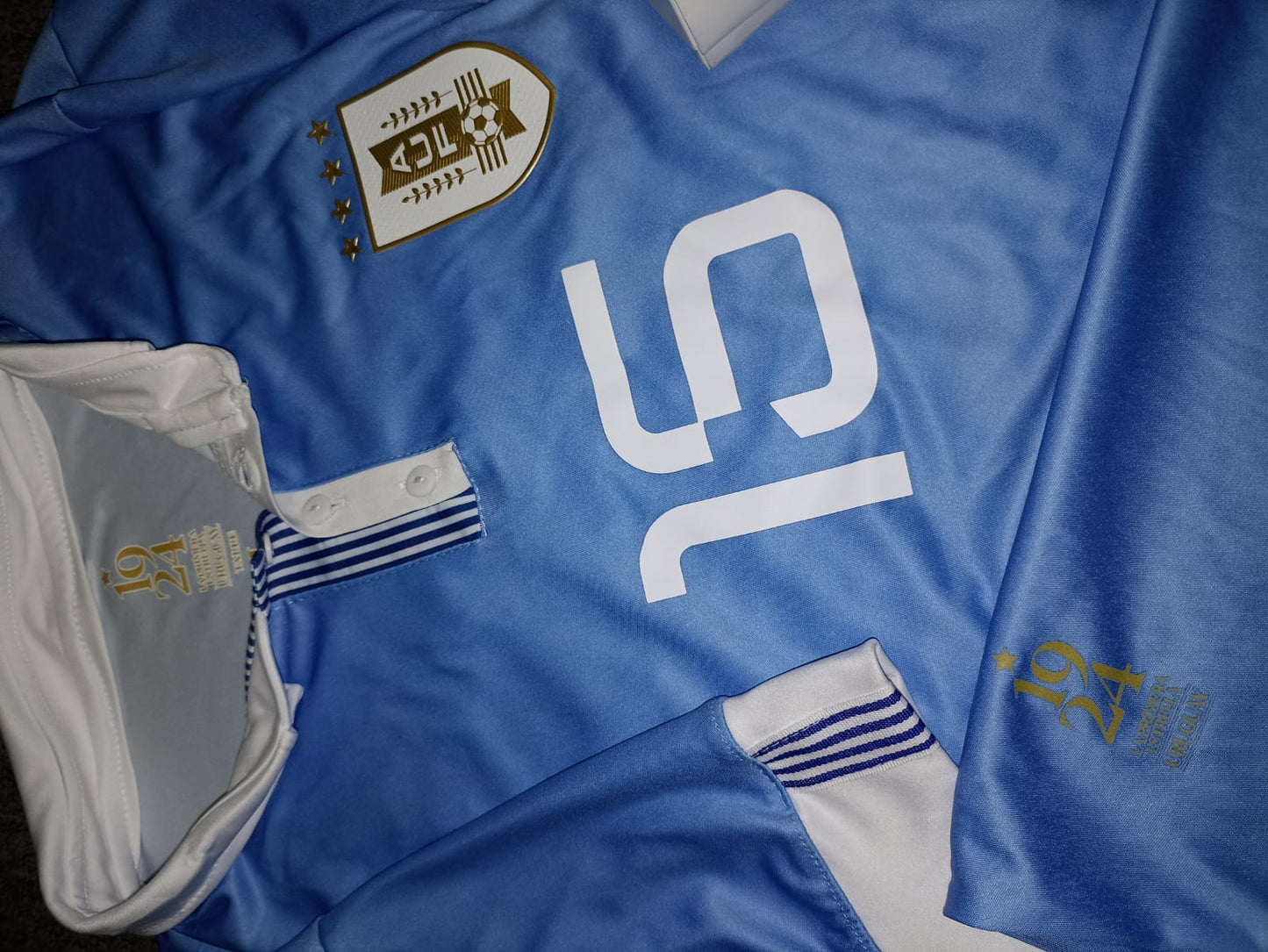 JERSEY URUGUAY HOMENAJE CAMPEONES OLIMPICOS 1924