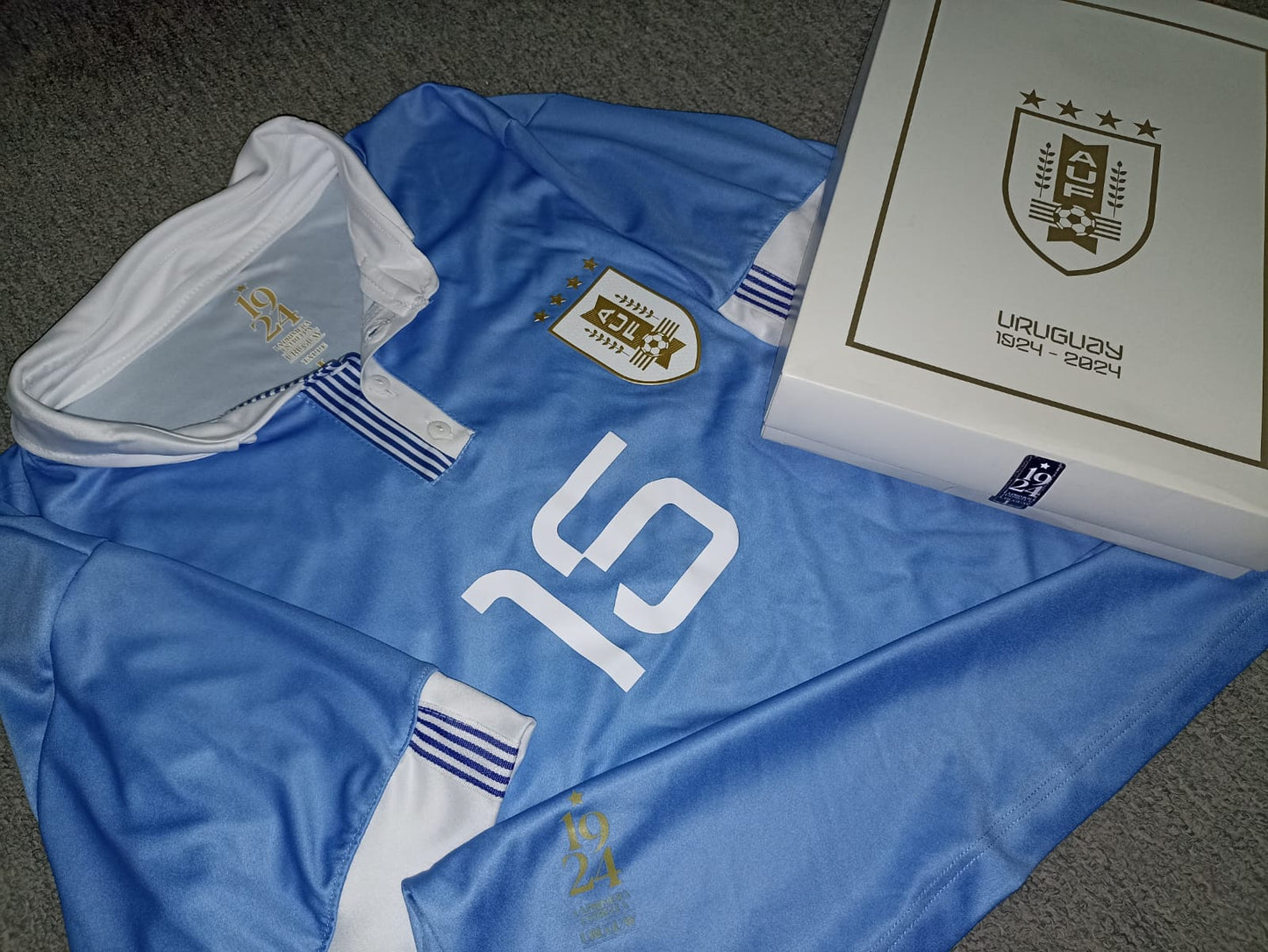 JERSEY URUGUAY HOMENAJE CAMPEONES OLIMPICOS 1924