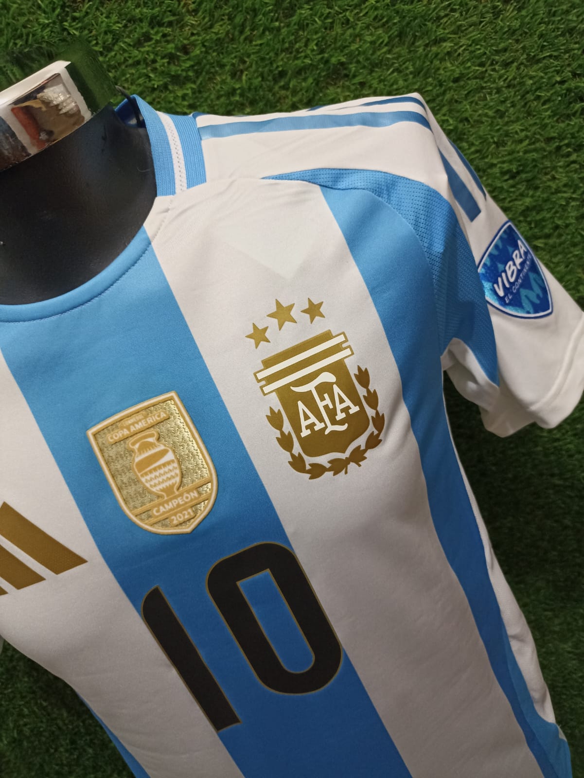 JERSEY ARGENTINA COPA AMERICA 2024 #10 MESSI PARCHES OFICIALES
