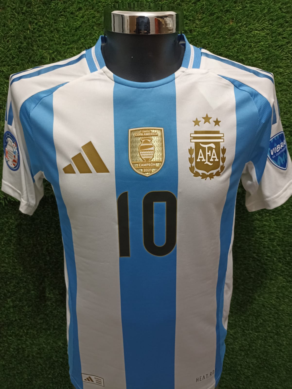 JERSEY ARGENTINA COPA AMERICA 2024 #10 MESSI PARCHES OFICIALES