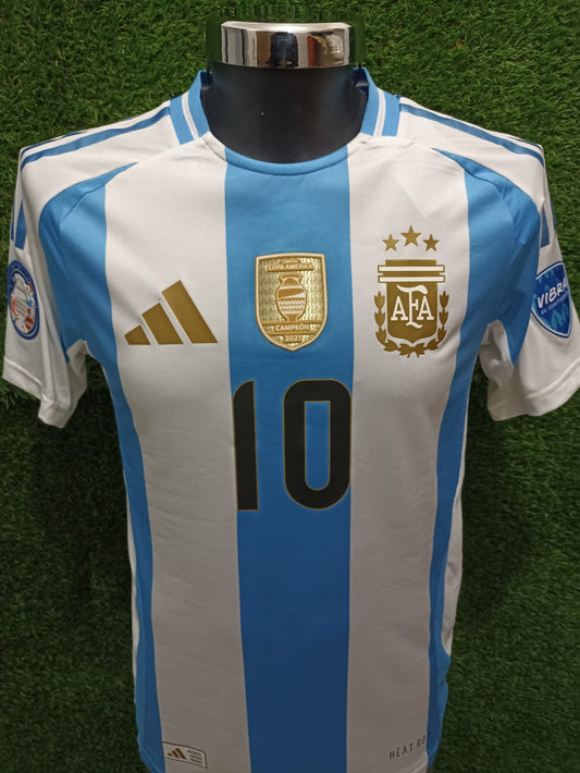 JERSEY ARGENTINA COPA AMERICA 2024 #10 MESSI PARCHES OFICIALES