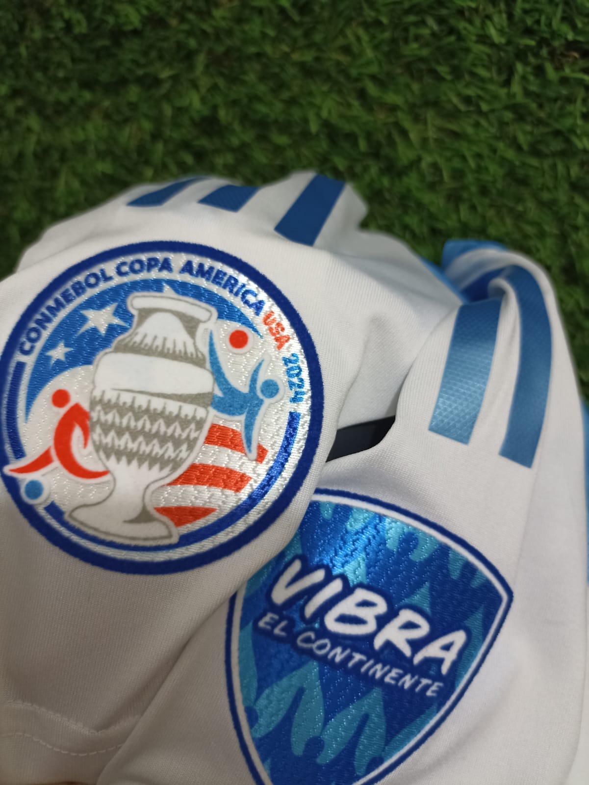 JERSEY ARGENTINA COPA AMERICA 2024 #10 MESSI PARCHES OFICIALES