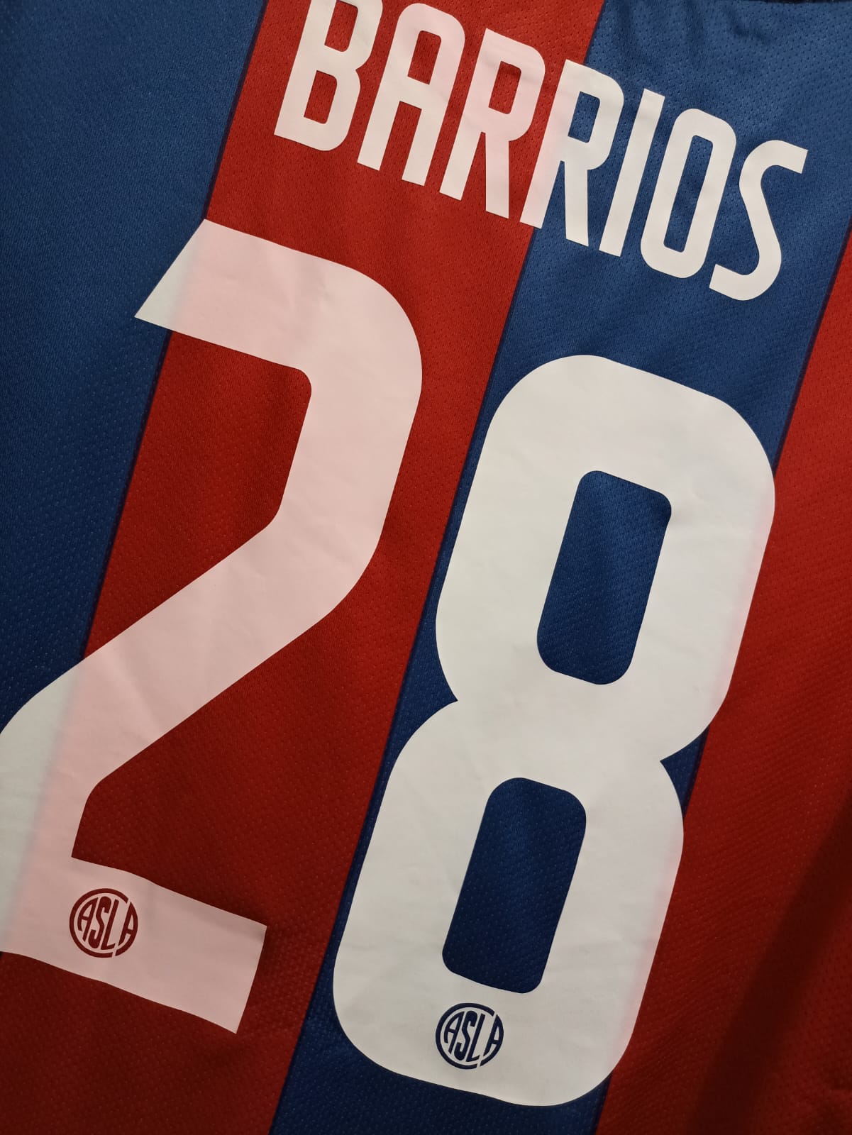 JERSEY SAN LORENZO #28 BARRIOS