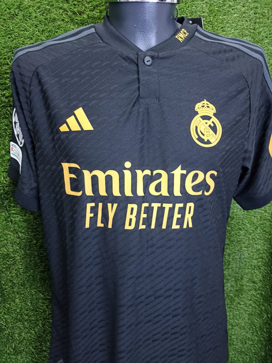 JERSEY REAL MADRID VISITA #7 VINI JR CHAMPIONS 2023