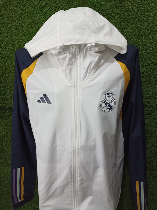 ROMPEVIENTOS REAL MADRID 2023 BLANCO