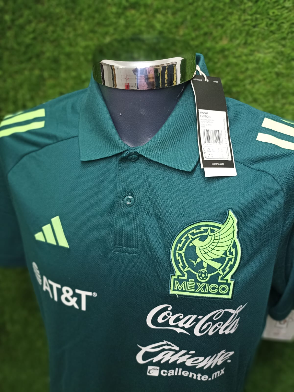 CAMISETA POLO SELECCION MEXICANA CON PATROCINIOS
