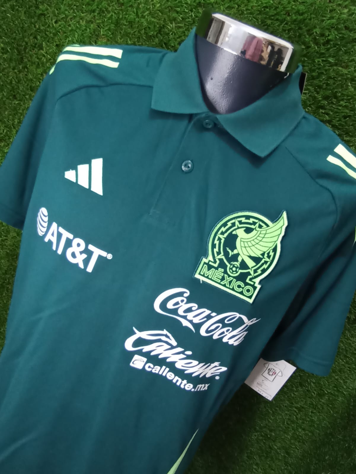 CAMISETA POLO SELECCION MEXICANA CON PATROCINIOS