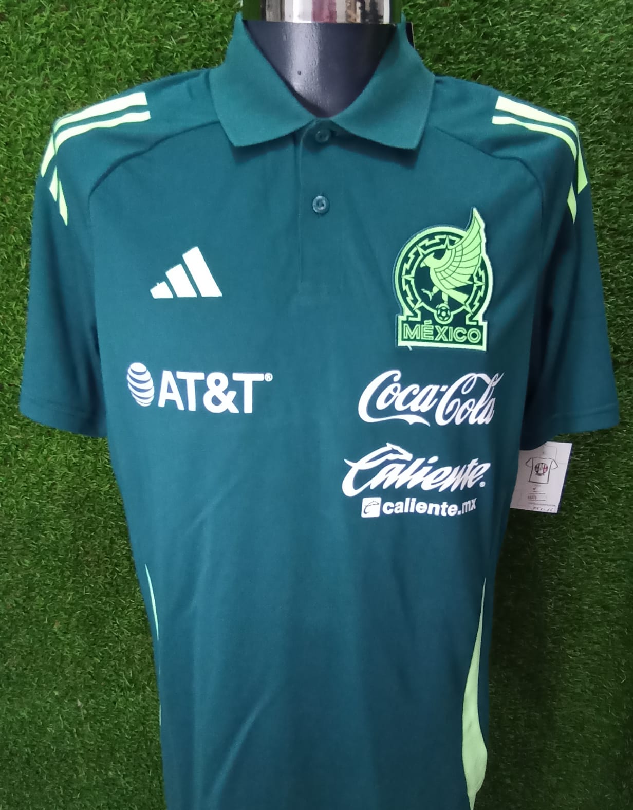 CAMISETA POLO SELECCION MEXICANA CON PATROCINIOS