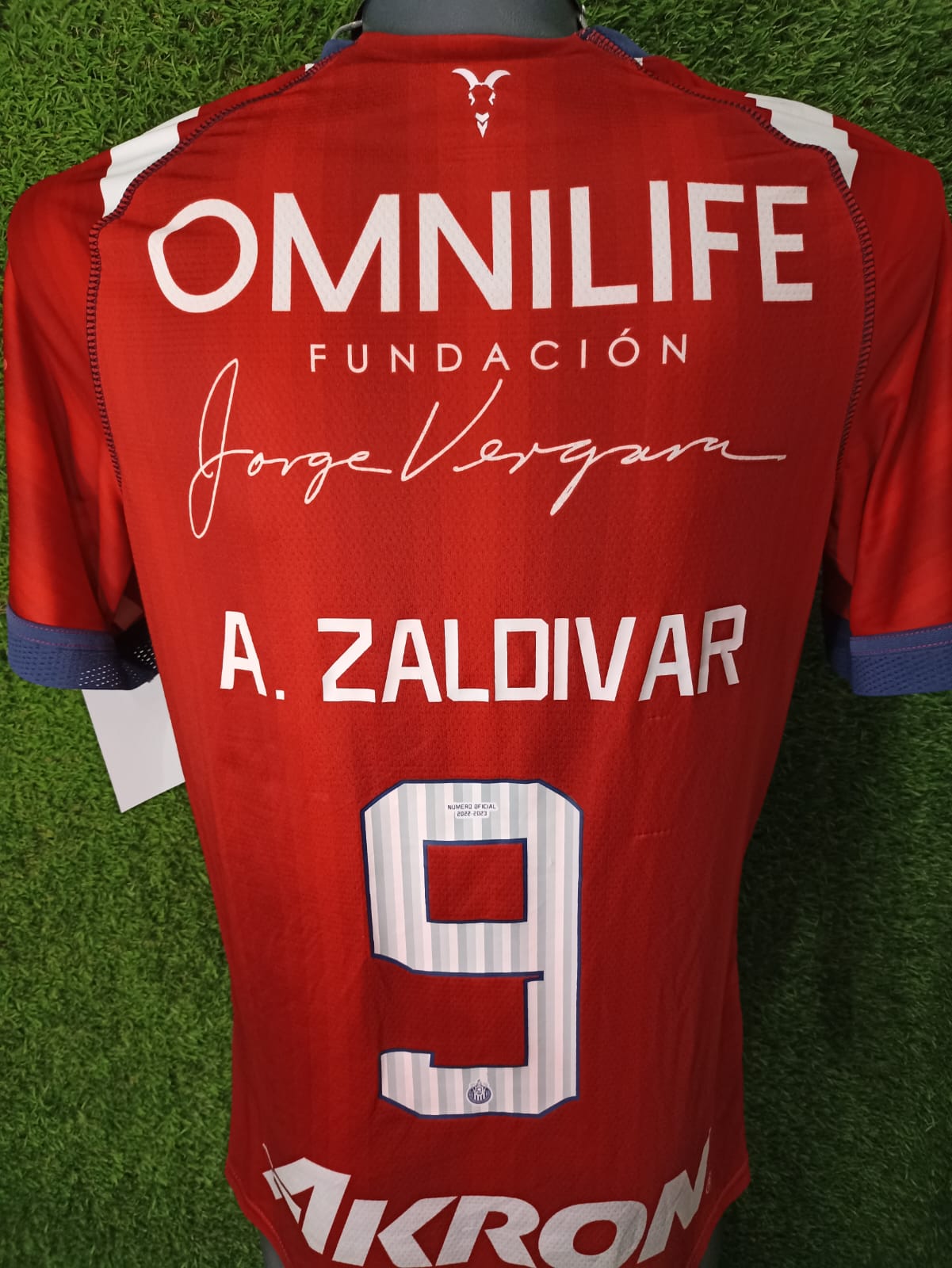 JERSEY CHIVAS UTILERIA A. ZALDIVAR #5