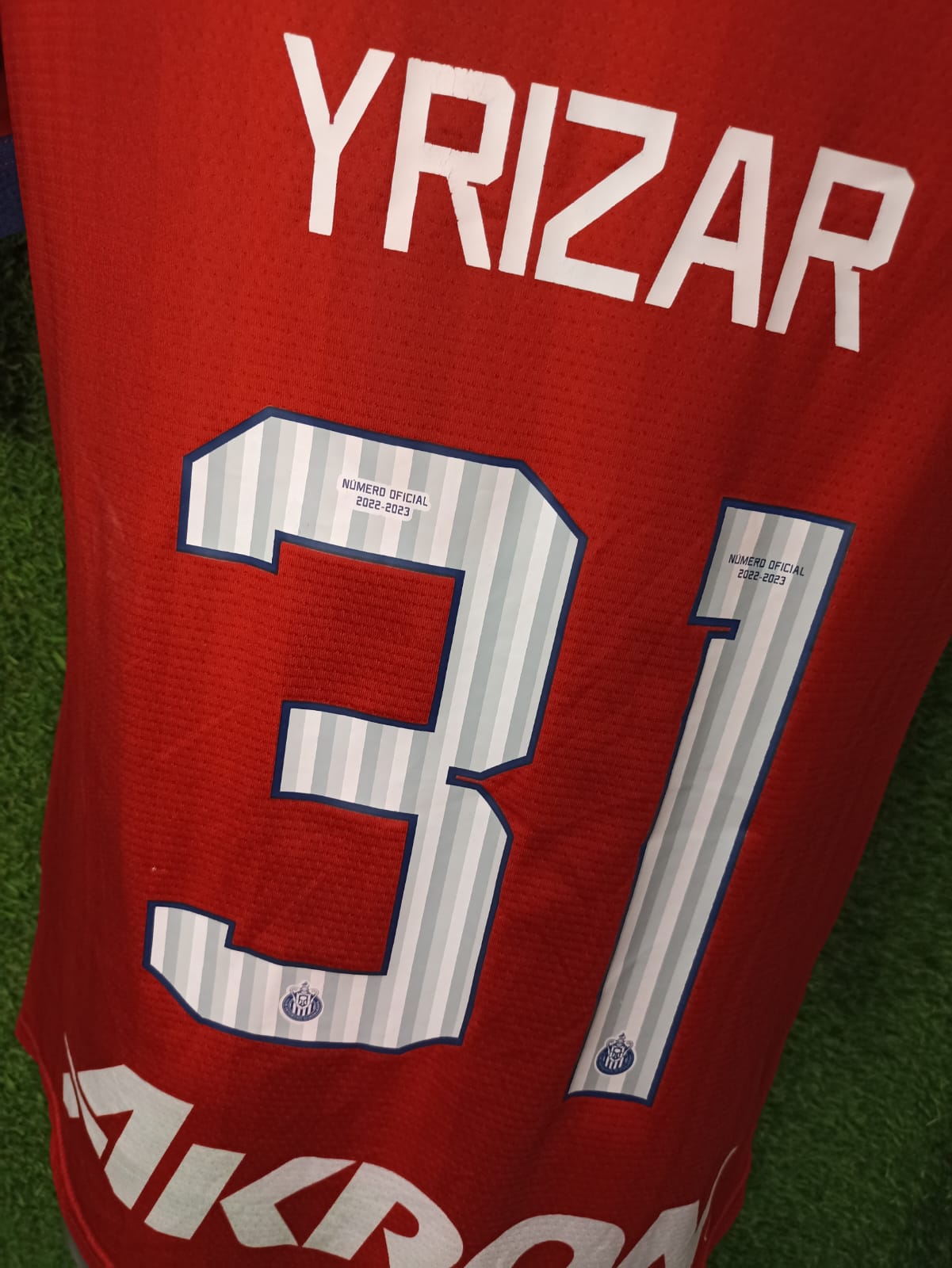 JERSEY CHIVAS UTILERIA YRIZAR #31