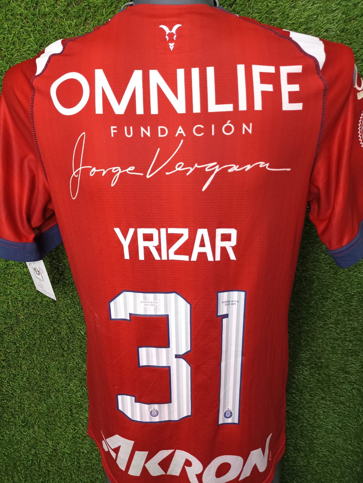 JERSEY CHIVAS UTILERIA YRIZAR #31