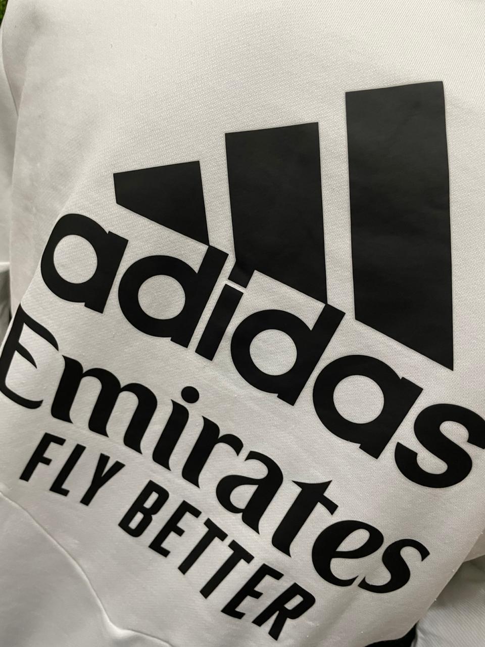 SUDADERA REAL MADRID UTILERIA MEDIO CIERRE