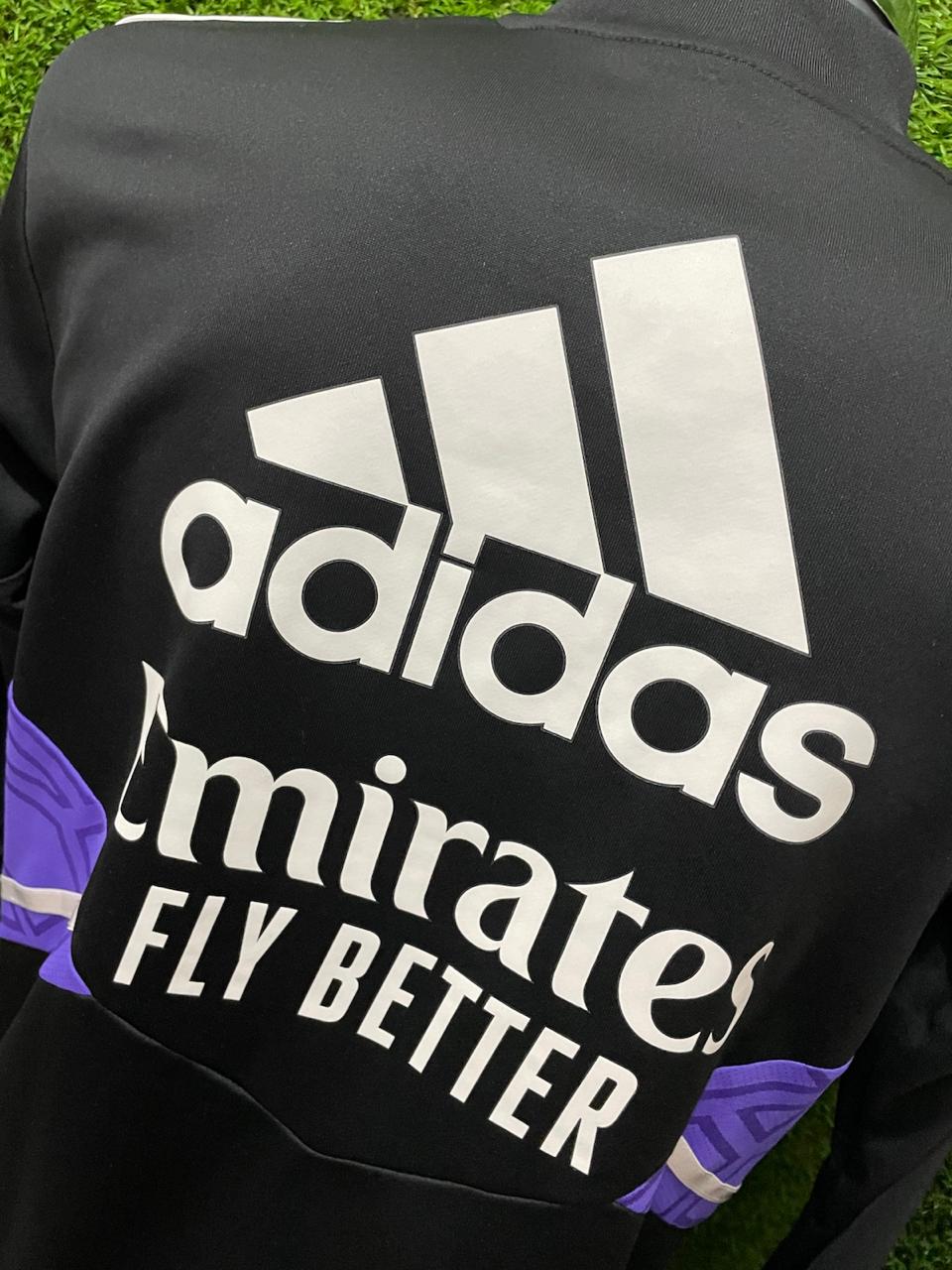 SUDADERA REAL MADRID UTILERIA MEDIO CIERRE