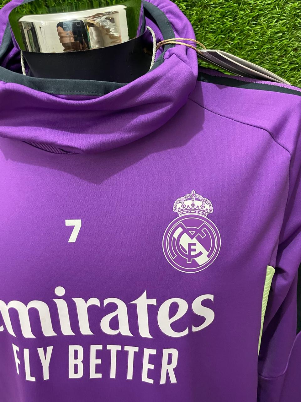 SUDADERA REAL MADRID UTILERIA CUELLO TORTUGA