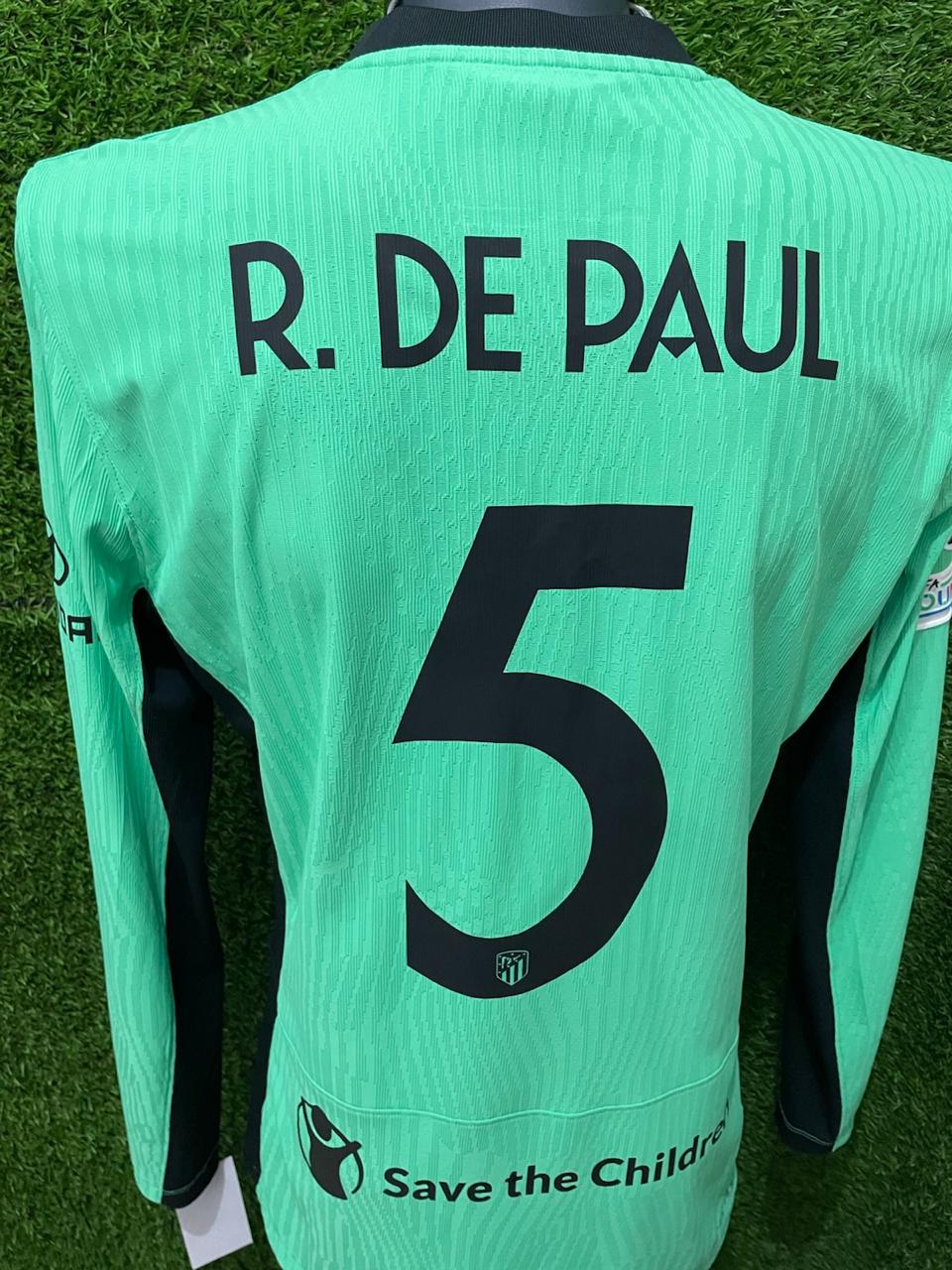 JERSEY ATLETICO DE MADRID UTILERIA #5 DE PAUL