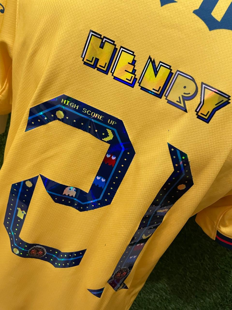 JERSEY AMERICA LOCAL 2024 PACMAN HENRY #21