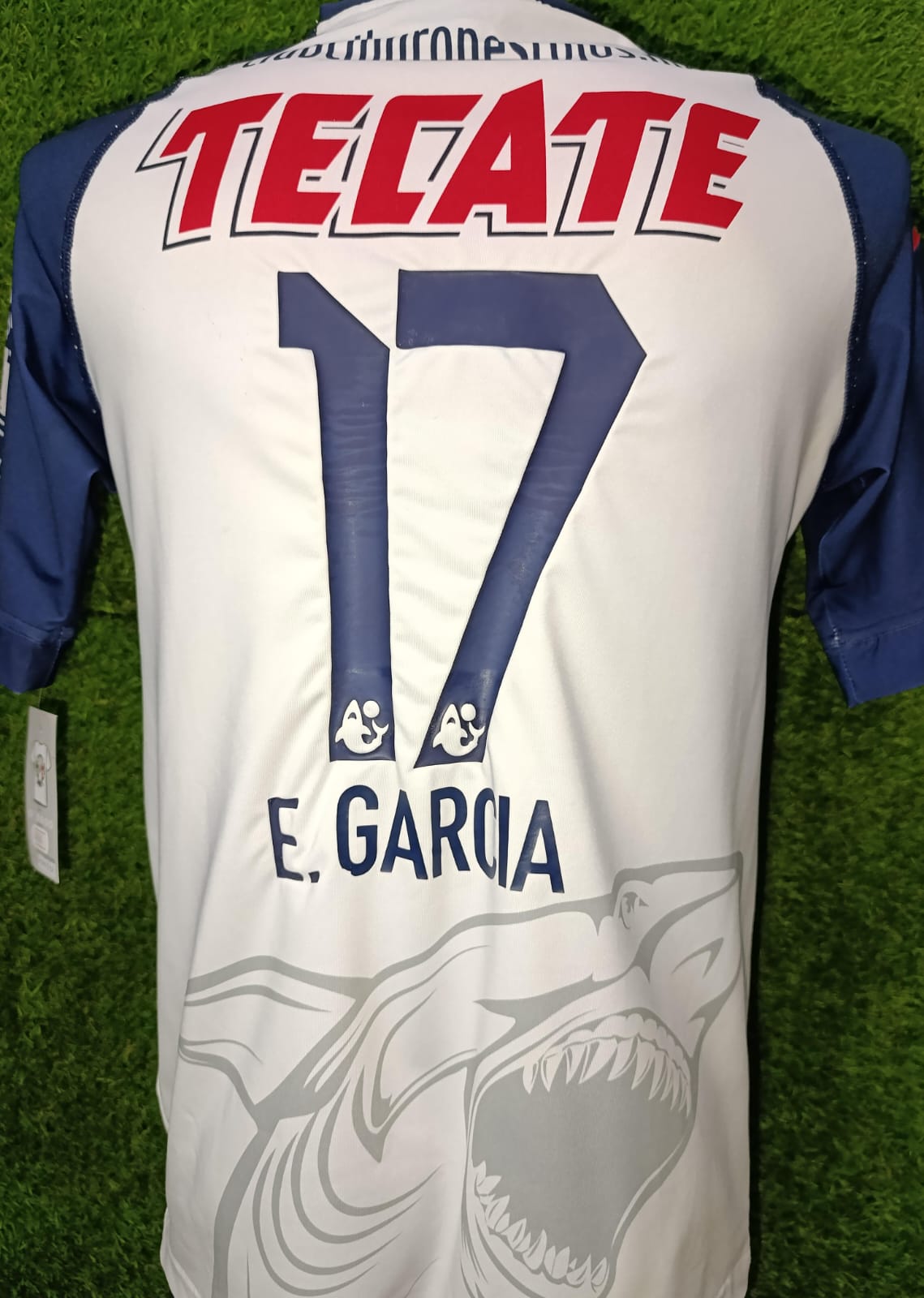 JERSEY TIBURONES VERACRUZ UTILERIA #17 GARCIA