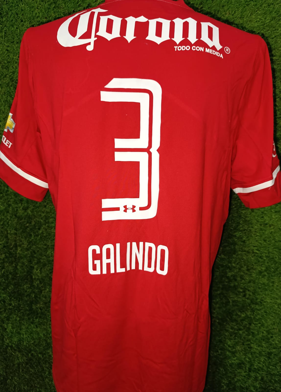 JERSEY TOLUCA UTILERIA #3 GALINDO