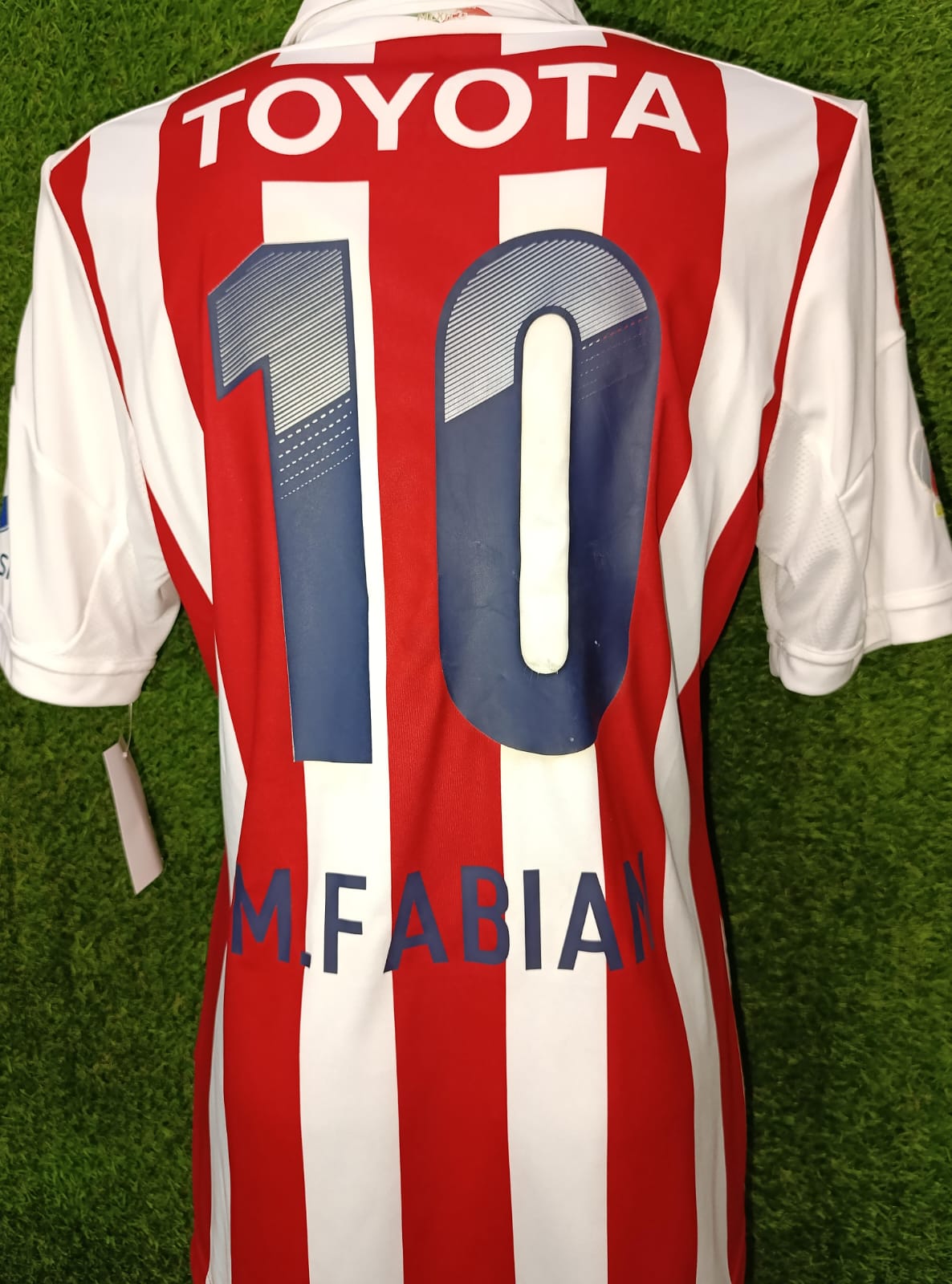 JERSEY CHIVAS UTILERIA 2013 #10 M.FABIAN