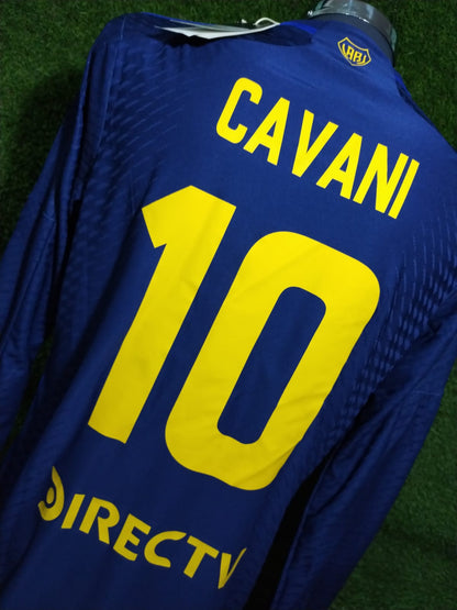 JERSEY BOCA JUNIORS ALTERNATIVA AUTHENTIC HEAT RDY MANGA LARGA #10 CAVANI