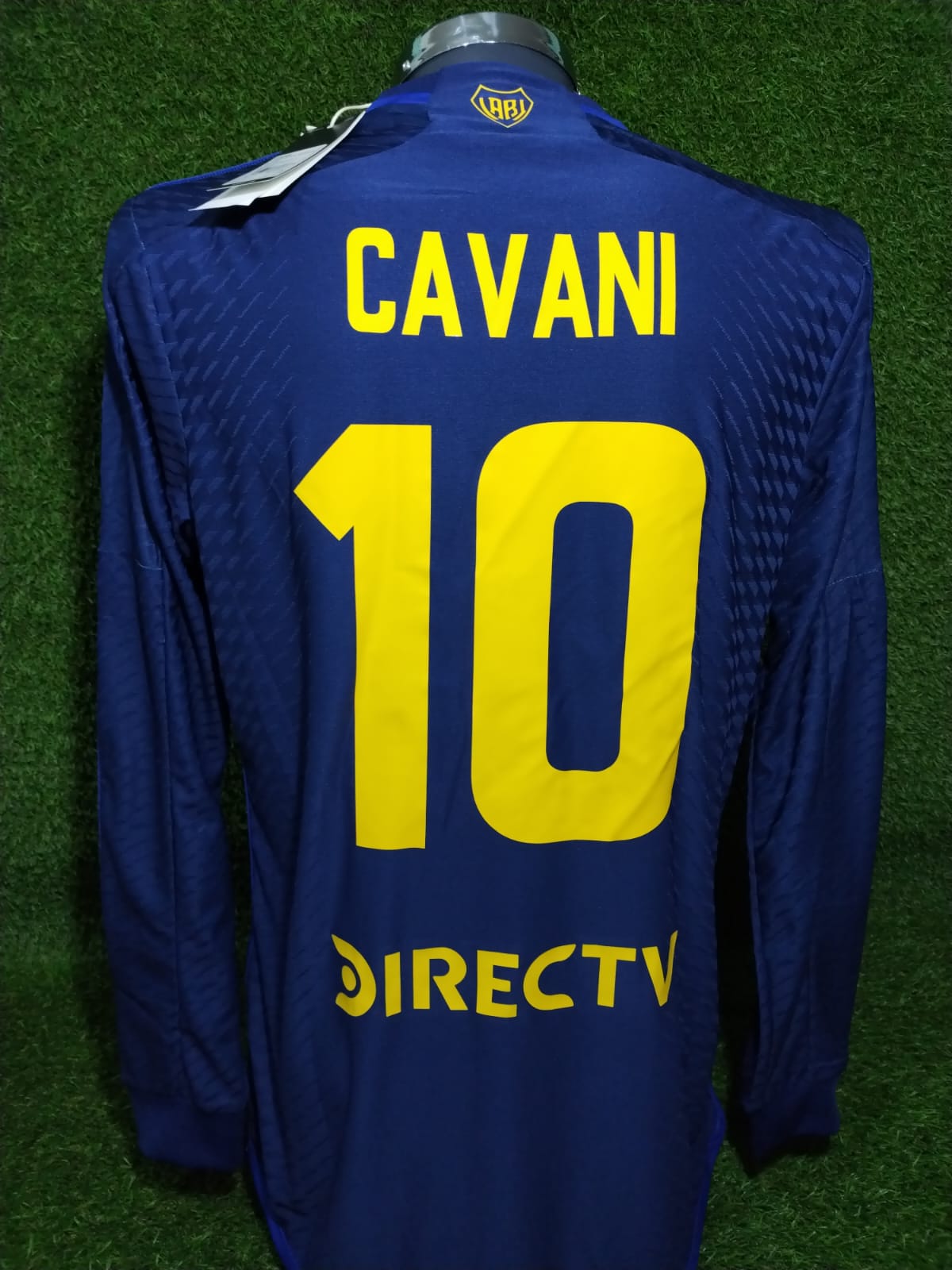 JERSEY BOCA JUNIORS ALTERNATIVA AUTHENTIC HEAT RDY MANGA LARGA #10 CAVANI