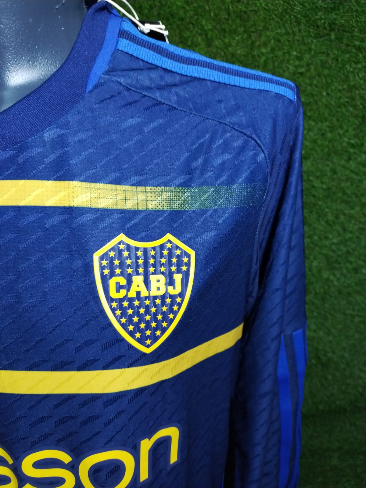 JERSEY BOCA JUNIORS ALTERNATIVA AUTHENTIC HEAT RDY MANGA LARGA #10 CAVANI