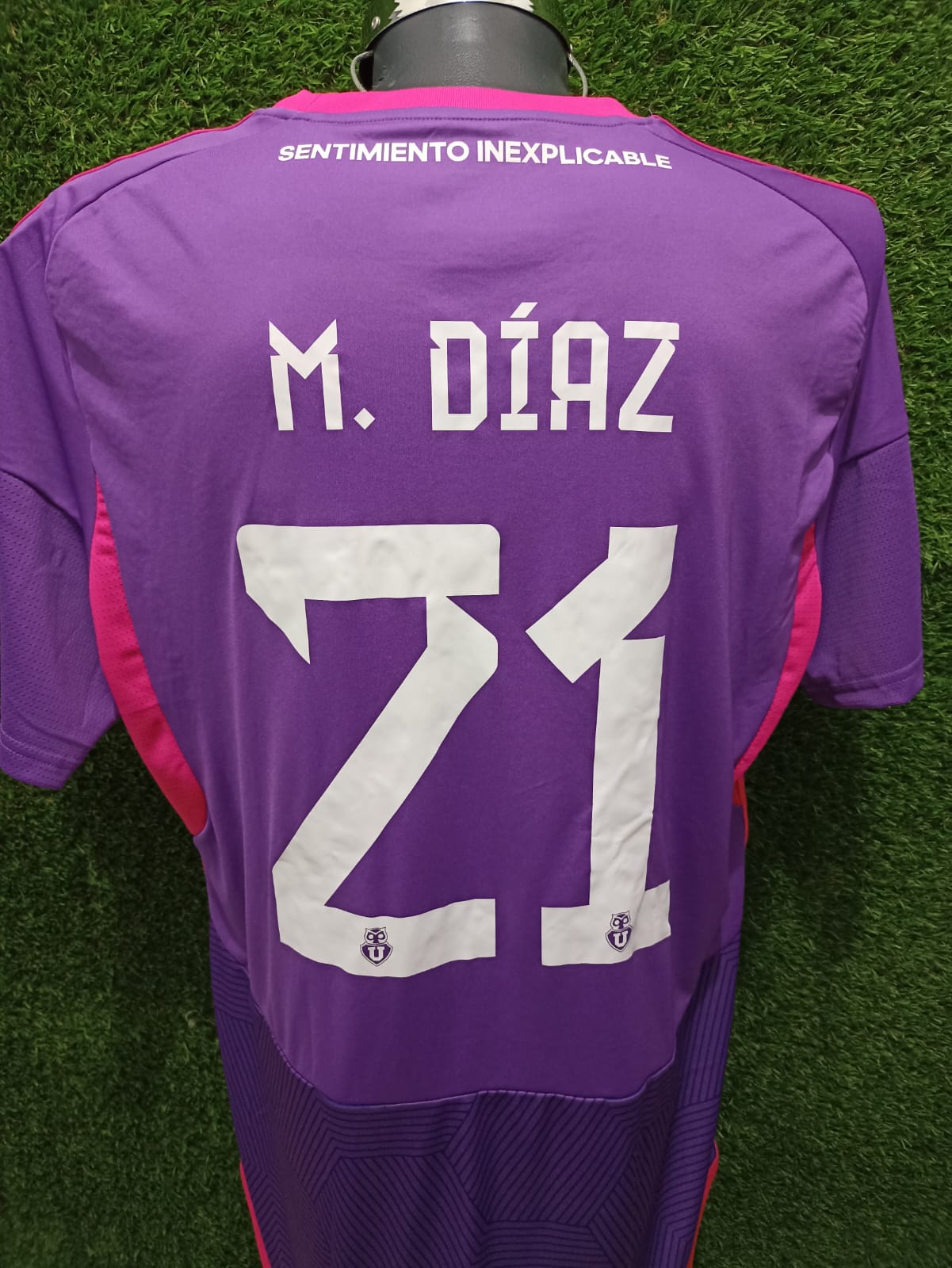 JERSEY UNIVERSIDAD DE CHILE 3RA EQUIPACION #21 M.DIAZ PARCHE OFICIAL