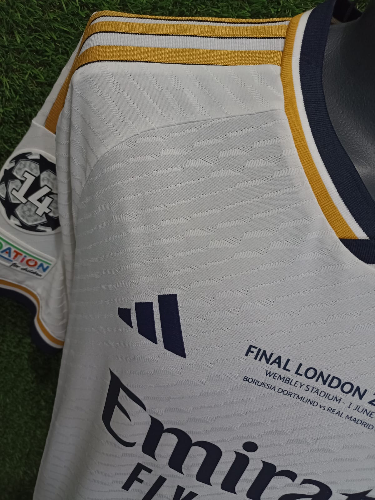 JERSEY REAL MADRID #6 NACHO FINAL CHAMPIONS