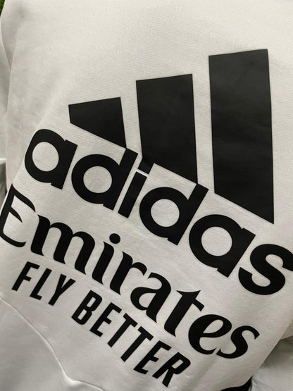 SUDADERA REAL MADRID UTILERIA MEDIO CIERRE