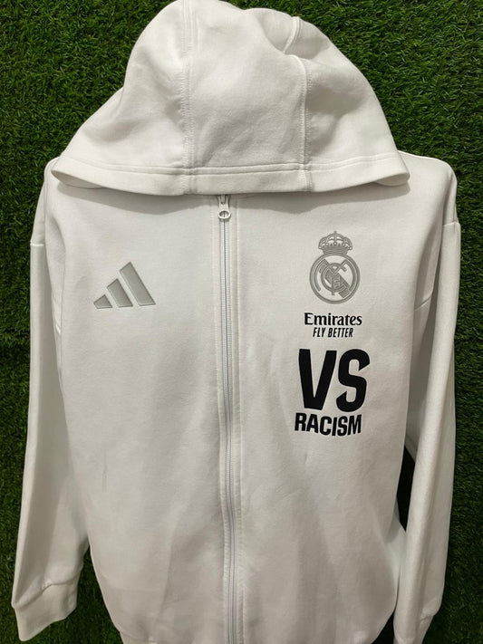 SUDADERA REAL MADRID UTILERIA VS RACISMO