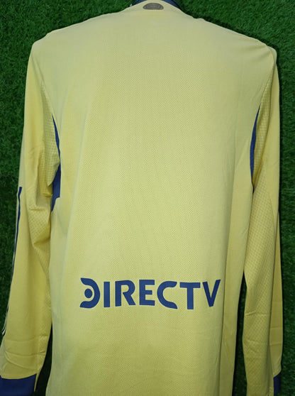 JERSEY BOCA JUNIORS MANGA LARGA VERSION JUGADOR 2025-2026