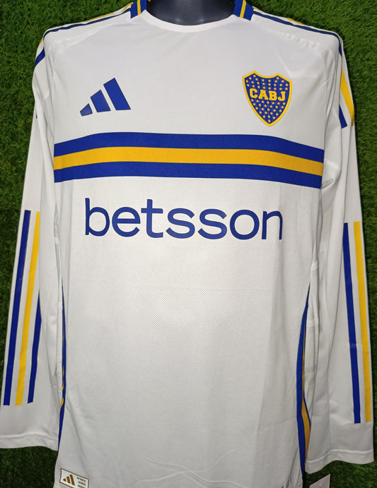 JERSEY BOCA JUNIORS MANGA LARGA VERSION JUGADOR 2024-2025