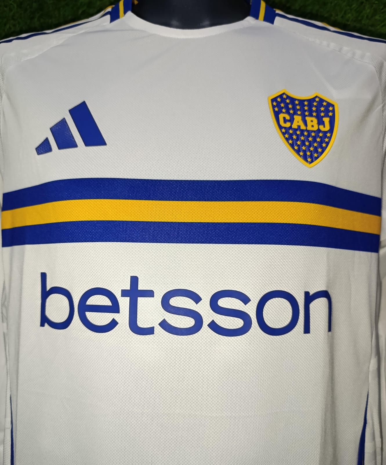 JERSEY BOCA JUNIORS MANGA LARGA VERSION JUGADOR 2024-2025