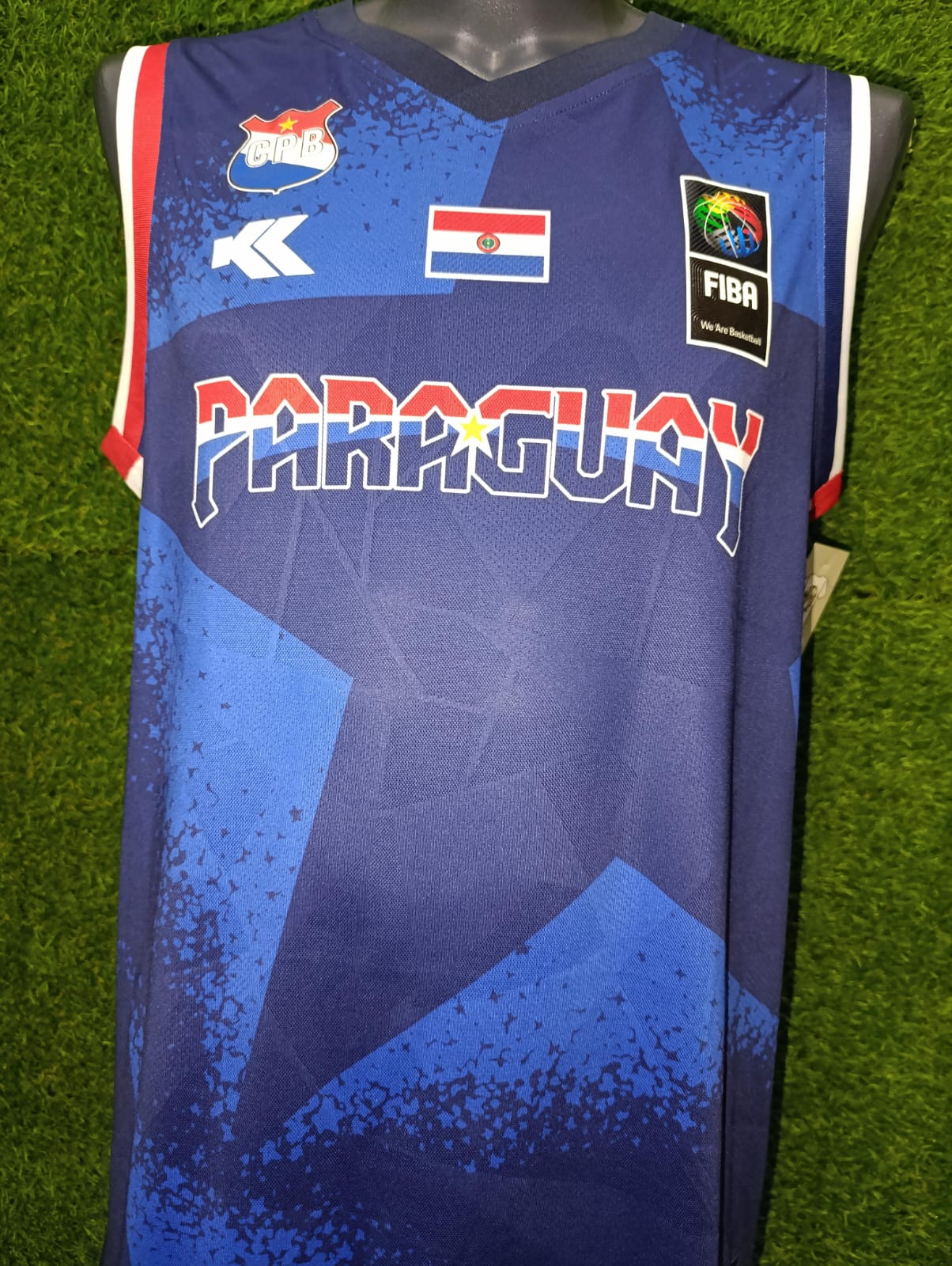 JERSEY BASQUETBOL SELECCION PARAGUAY LOCAL