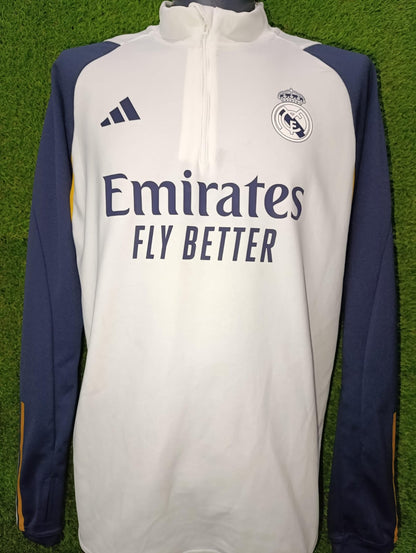 SUDADERA REAL MADRID MEDIO CIERRE 2023