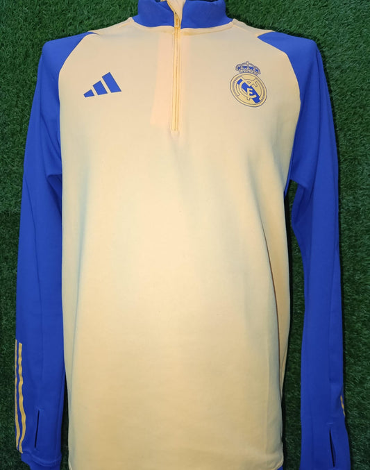 SUDADERA REAL MADRID MEDIO CIERRE 2025