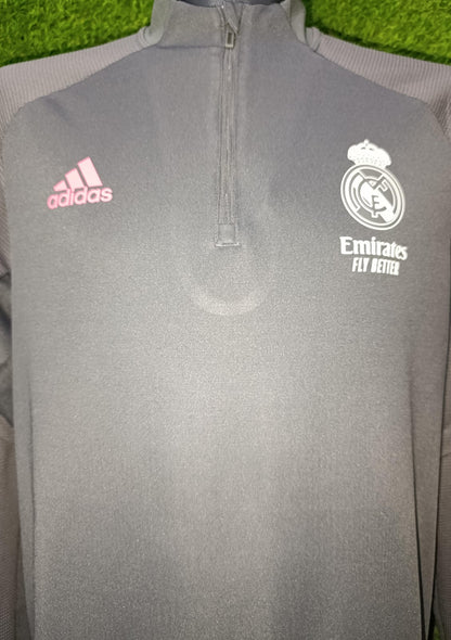 SUDADERA REAL MADRID MEDIO CIERRE 2020