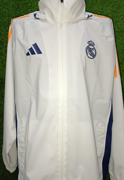 ROMPEVIENTOS REAL MADRID BLANCO 2025