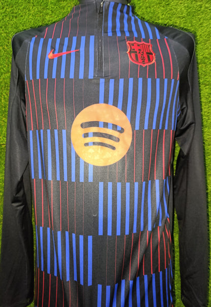SUDADERA BARCELONA PRE MATCH NEGRA
