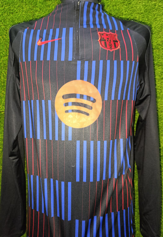 SUDADERA BARCELONA PRE MATCH NEGRA