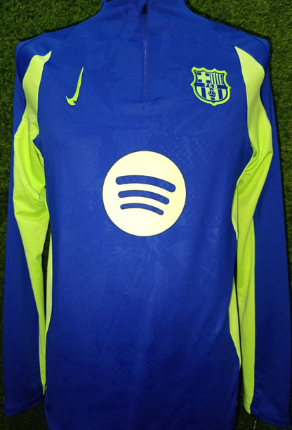 SUDADERA BARCELONA AZUL REY MEDIO CIERRE