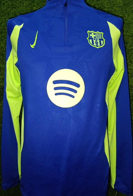 SUDADERA BARCELONA AZUL REY MEDIO CIERRE