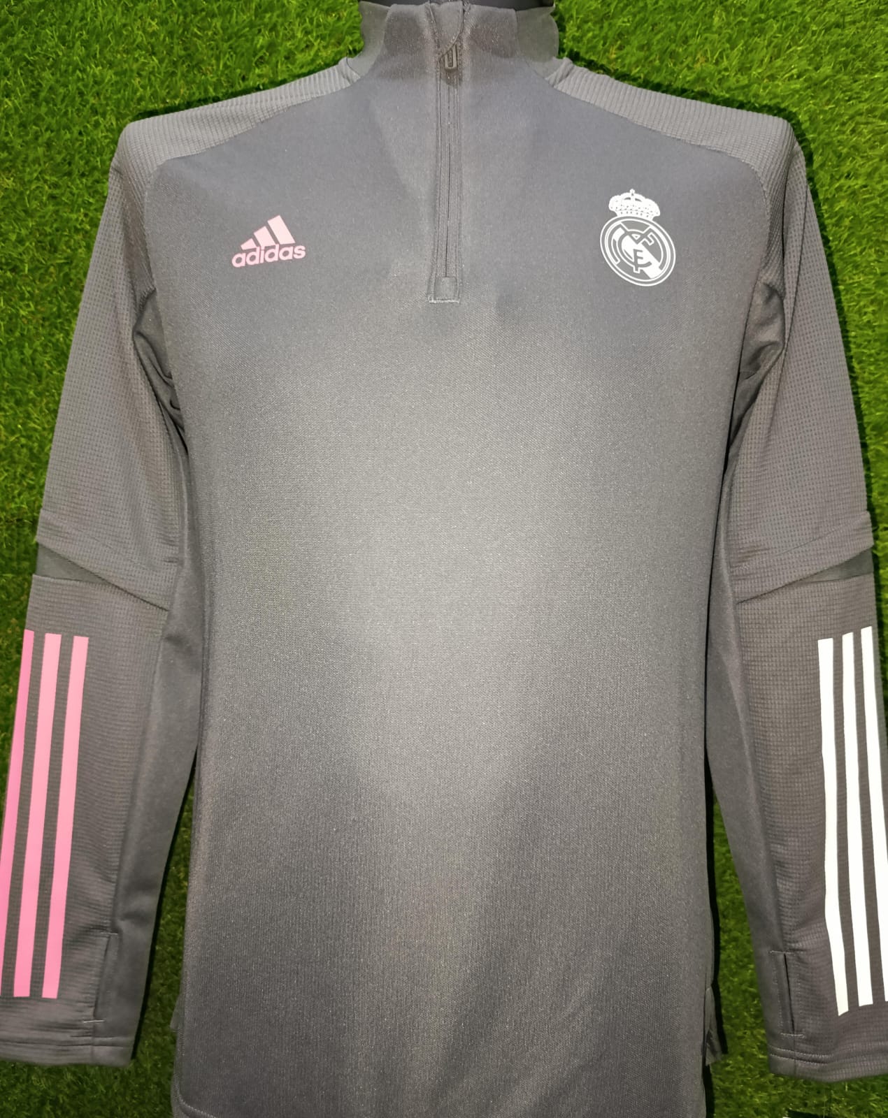 SUDADERA DAMA REAL MADRID MEDIO CIERRE ENTRENAMIENTO 2020