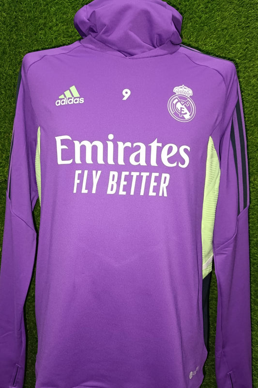 SUDADERA REAL MADRID ENTREANMIENTO CUELLO TORTUGA #9 BENZEMA