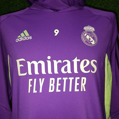 SUDADERA REAL MADRID ENTREANMIENTO CUELLO TORTUGA #9 BENZEMA