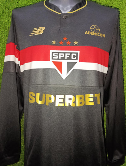 JERSEY SAO PAULO ALTERNATIVA 2025 MANGA LARGA
