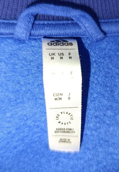 SUDADERA REAL MADRID PRE MATCH CIERRE COMPLETO