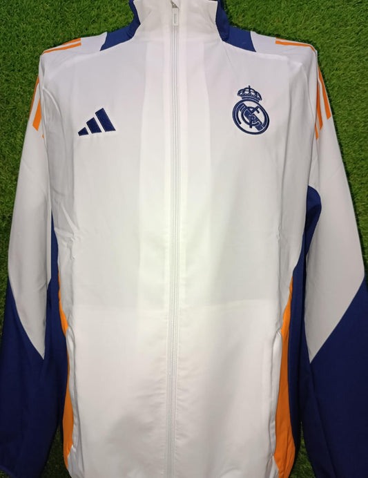 ROMPEVIENTOS REAL MADRID BLANCO 2025