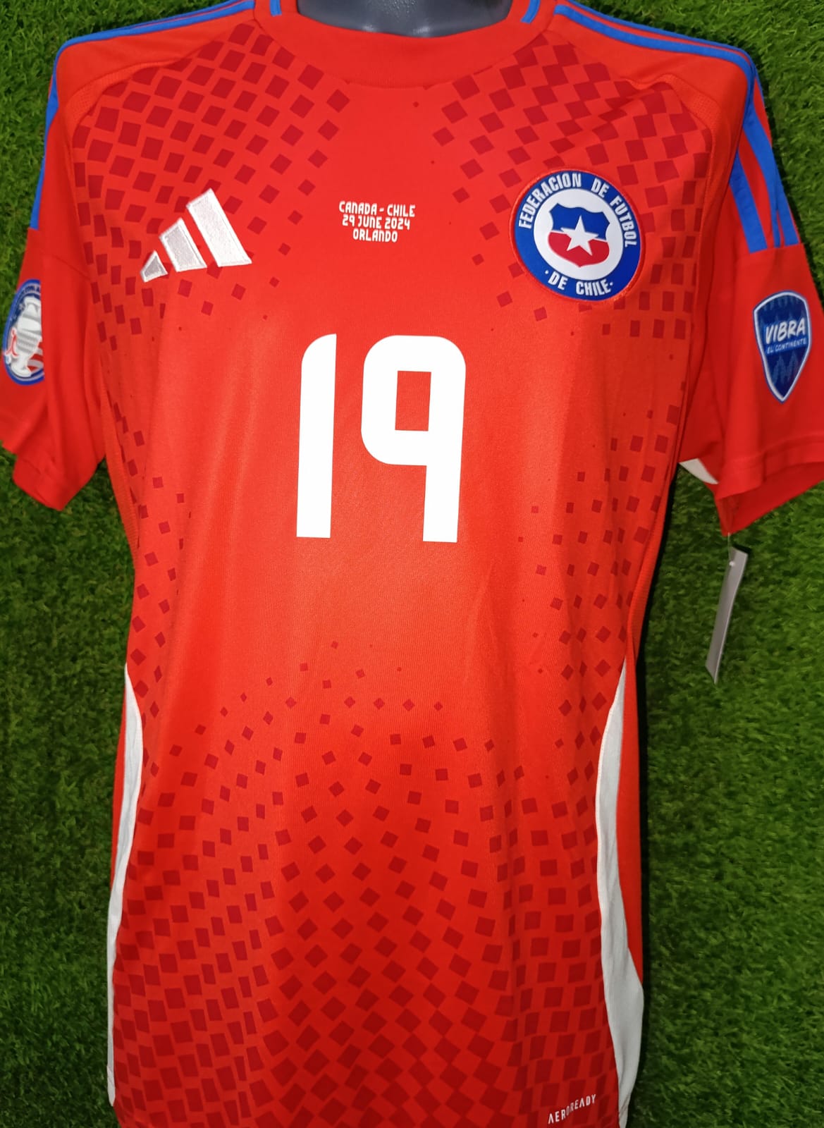 JERSEY CHILE COPA AMERICA VS CANADA BOLADOS #19